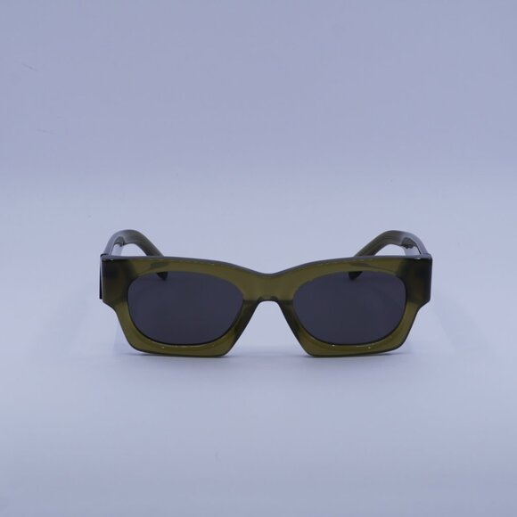 Palm Angels PERI089 BODIE 5907 Sunglasses Light Green Square Frame, Grey Lenses - Picture 2 of 9